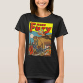 Brave and Fierce  Superheroine: Miss Fury T-shirt (Voorkant)