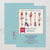 Brave Arrow-uitnodiging Kaart (Voorkant / Achterkant)