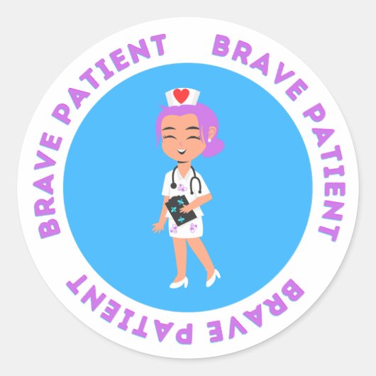 Brave auto-collant patient pour les enfants dans l (Devant)