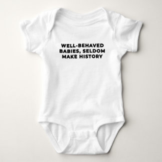 Brave baby's maken zelden geschiedenis - Zwart Romper