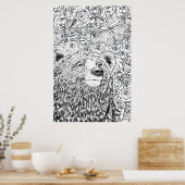 Brave Bear Poster (Keuken)