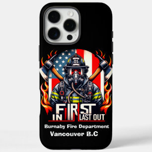 Brave brandweerman klaar iPhone 16 pro max hoesje