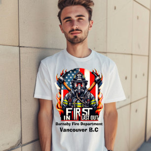 Brave brandweerman klaar t-shirt