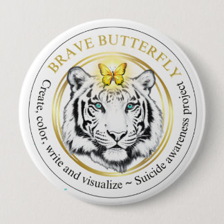 Brave Butterfly Project Suicide Awareness Button
