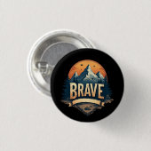 Brave Button Adventure Graphic T-shirt voor Vrouwe (Voorkant /achterkant)