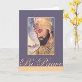 BRAVE - Carte de voeux (Fleur jaune)