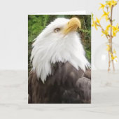 Brave Eagle Greeting Card Kaart (Gele Bloem)