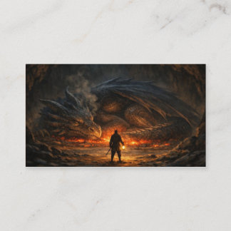 Brave Figure Before Sleeping Dragon Visitekaartje