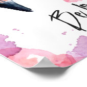 Brave Flamingo Poster (Hoek)