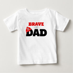 Brave Like Dad Brandweerman T-shirt