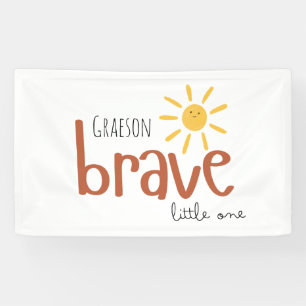 brave petite une bannière intérieure personnalisée