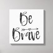 Brave Pijl met hart Canvas Afdruk (Voorkant)