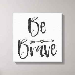 Brave Pijl met hart Canvas Afdruk