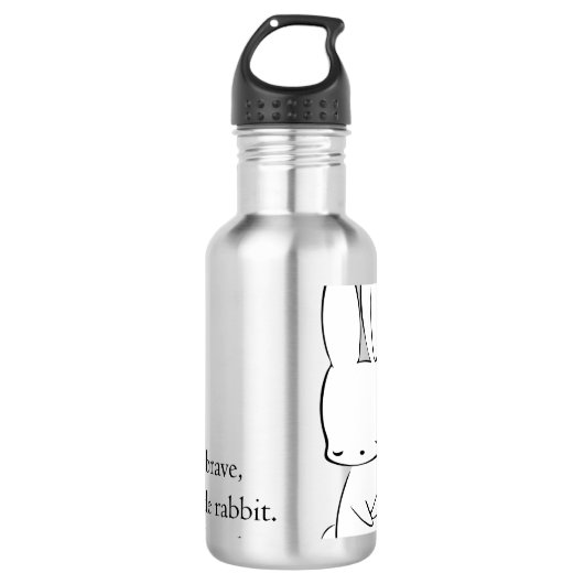 Brave Rabbit Waterfles (Voorkant)
