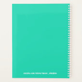 BRAVE Rainbow Tie Dye Boho Planner (Achterkant)