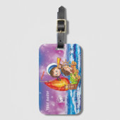 Brave sailor bagagelabel (Voorkant (verticaal))