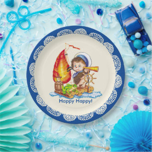Brave sailor papieren bordje