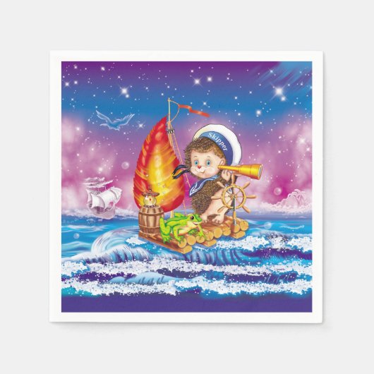 Brave sailor servetten (Voorkant)