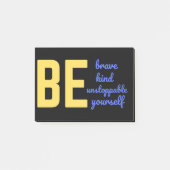 BRAVE SOORT ONOPGESLAAGD UZELF POST-IT® NOTES (Voorkant)