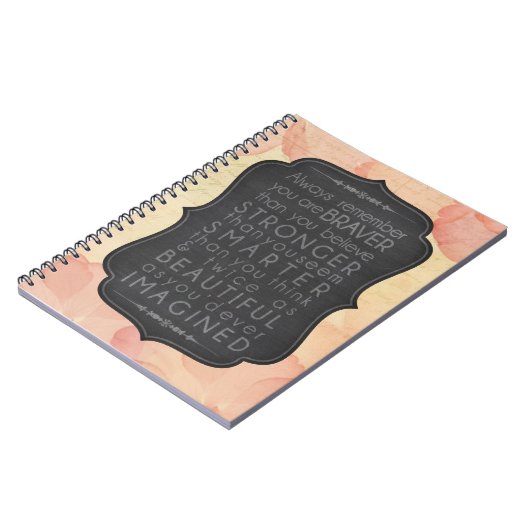 Brave, Sterk, Slim en Schitterend Notitieboek (Linkerzijde)