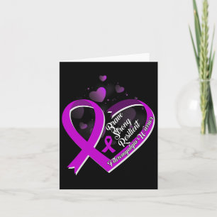 Brave Sterke Veerkrachtige Fibromyalgie Warrior Aw Kaart