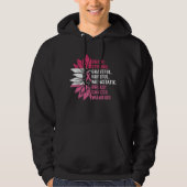 Brave Strong Grateful Breast Cancer Awareness Hoodie (Voorkant)