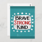 Brave Strong Kind Briefkaart (Voorkant / Achterkant)