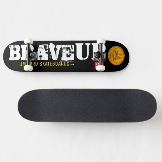 BRAVE UP Skateboard (Horizontaal)