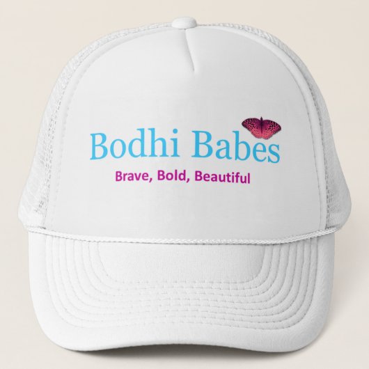 Brave. Vet. Mooi. Bodhi Babes Trucker Hat Pet (Voorkant)