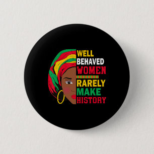 Brave vrouwen maken geschiedenis Feminisme St Ronde Button 5,7 Cm