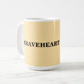 BRAVEHEART CAFÉ MUG (Devant gauche)