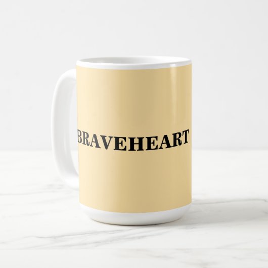 BRAVEHEART CAFÉ MUG (Devant gauche)