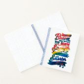 Braver dan u gelooft autisme bewustwording regenbo notitieboek (Binnen)