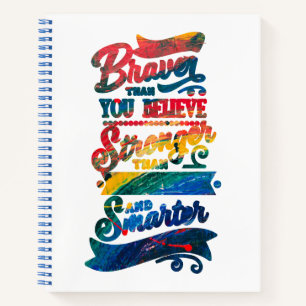 Braver dan u gelooft autisme bewustwording regenbo notitieboek