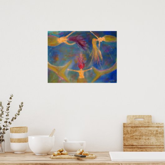 Braver les profondeurs Impression entièrement doré (Cuisine)