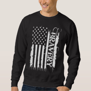 Bravery United States Distressed beroemd gemaakt d Trui