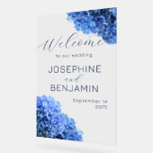Bravest Blue Wedding Welkom Acryl Teken Acryl Bord (Hoek)