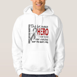 Bravest Hero I Ever Knew Brain Cancer Hoodie