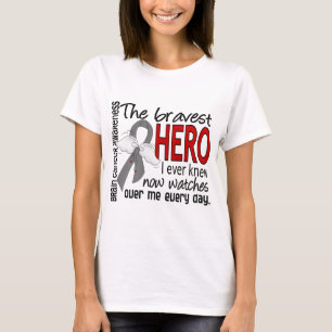 Bravest Hero I Ever Knew Brain Cancer T-shirt