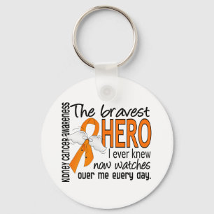 Bravest Hero I Ever Knew Kidney Cancer Sleutelhanger