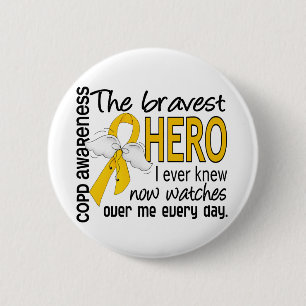 Bravest Hero I Knew COPD Ronde Button 5,7 Cm
