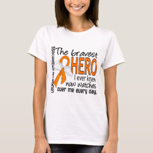 Bravest Hero I Knew Leukemia T-shirt