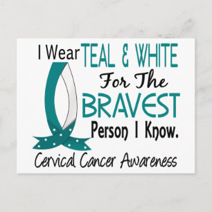 Bravest Person I Know Cervical Cancer Briefkaart