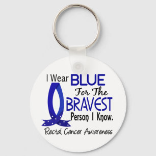 Bravest Person I Know Rectal Cancer Sleutelhanger