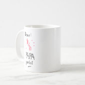 Bravo 10 op 10 perfecte papa koffiemok (Voorkant links)