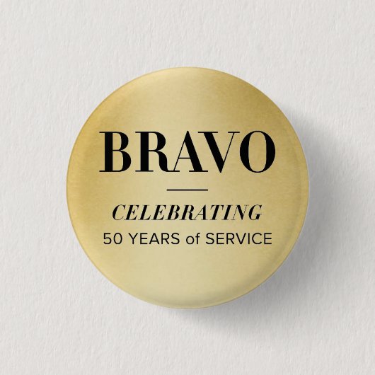 BRAVO 50e toets Ronde Button 3,2 Cm (Voorkant)