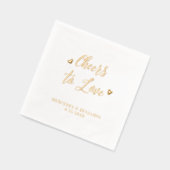 Bravo à aimer Moderne Élégant Mariage Coeurs (Gauche)