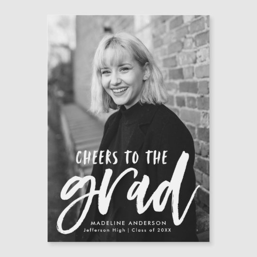 Bravo à la Faire-part de Grad Script Grad Graduati (Devant)