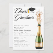 Bravo à la Faire-part de Graduate Graduate Graduat (Devant)