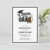 Bravo à la Graduation Party Invitation (Debout devant)